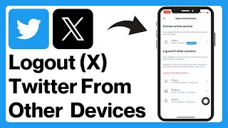 How to Logout Twitter Account From All Other Devices 2024 [upl. by Anitsyrk]