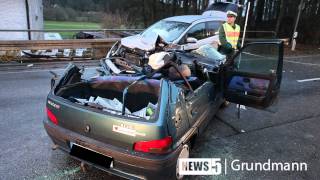 02012012 RH Tödlicher Unfall RH6 zwischen Georgensgmünd und Bernlohe [upl. by Eimile]