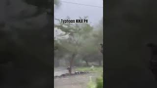 Hagupit ni typhoon Nika rain typhoon weather shortvideo viralshorts short sound phweather [upl. by Bonni393]