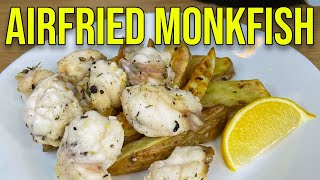 Crispy Airfryer Monkfish Quick amp Easy Dinner Delight Day 13 [upl. by Scherle]