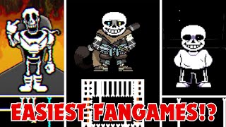 I Played 3 EASY Undertale Fangames [upl. by Evod]