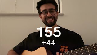 155  44 Plus 44 Mark Hoppus acoustic cover [upl. by Lohrman852]