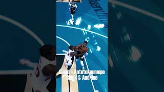 Giannis Antetokounmpo Block amp And One [upl. by Anaer8]