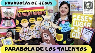 PARÁBOLA DE LOS TALENTOS  LAS PARABOLAS DE JESUS  CANCION MIS TALENTOS  CLASES ONLINE [upl. by Merfe]