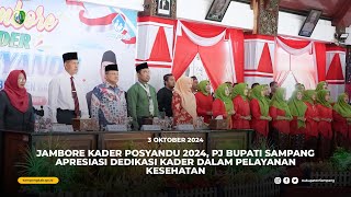 JAMBORE KADER POSYANDU 2024 PJ BUPATI SAMPANG APRESIASI DEDIKASI KADER DALAM PELAYANAN KESEHATAN [upl. by Ettennahs]