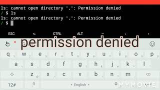 Solve Termux problem permission denied [upl. by Mcdade]