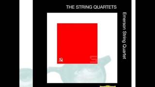 Emerson String Quartet Shostakovich Op 138 No 13 in Bflat minor 1970 [upl. by Aleron609]