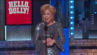 Bette Midler wins the Tony Award for Best Actress in a Musical for Hello Dolly [upl. by Eaj969]