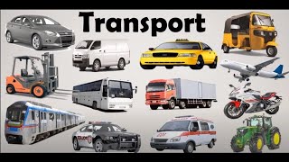 Learning Road Vehicles Names  Street  Road  Land Transports  Vehicles Vocabulary song for kids [upl. by Arraic]