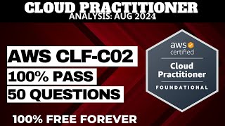 AWS Certified Cloud Practitioner Practice Questions  ANALYSIS AUG 2024 CLFC02 [upl. by Madaih899]