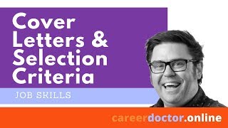 Writing Cover Letters and Addressing Selection Criteria for Medical Jobs [upl. by Otinauj]