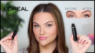 LOREAL TELESCOPIC LIFT MASCARA REVIEW 👀 [upl. by Nylodam195]