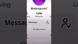 jk revealed his tiktok account accidentally 😜👻come and follow him go🥰😍😘😅dashi run run runsublike💗 [upl. by Iohk]