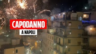 Capodanno a Napoli il silenzio e poi il boato dei festeggiamenti allo scoccare della mezzanotte [upl. by Rehtaeh]