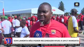 OJM LAMENTA A FALTA DE quotPODERESquot PARA GARANTIR MAIS UM MANDATO PARA FILIPE NYUSI [upl. by Gayelord448]