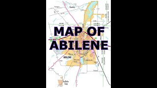 MAP OF ABILENE  TEXAS [upl. by Vanni285]