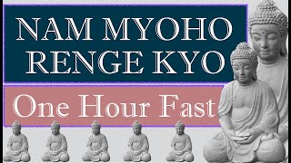 NAM MYOHO RENGE KYO  DAIMOKU 1 HOUR  FAST [upl. by Sitoiyanap]