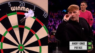 Angry Ginge vs Pieface 🎯  2024 Premier League Darts [upl. by Tierell]