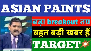 asian paints share news  asian paints share price  asian paints share latest news  asian paints [upl. by Sivlek]