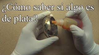 ¿Cómo saber si algo es de plata [upl. by Elyr]