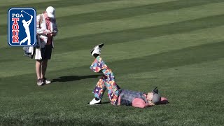 Best of Bill Murray in Round 3 at ATampT Pebble Beach [upl. by Anenahs435]