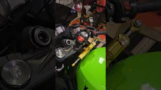 FXCNC steering damper 3year15k mile review on my Kawasaki ZX6R [upl. by Aneelehs]