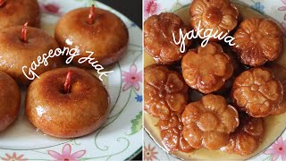 How to make traditional Korean desserts yakgwa and gaeseong juak [upl. by Novick]