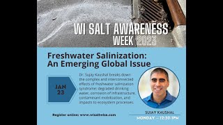 Freshwater Salinization An Emerging Global Issue [upl. by Gleich103]