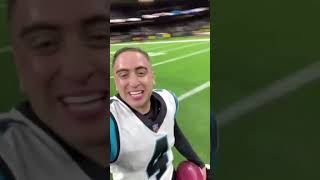 Eddy Pineiro Hyped After Game Winning Kick [upl. by Inattyrb]