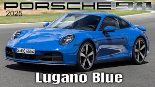 New 2025 Porsche 911 Carrera in Lugano Blue [upl. by Landrum]