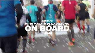 eDreams Mitja Marató de Barcelona  On Board [upl. by Pfeffer]