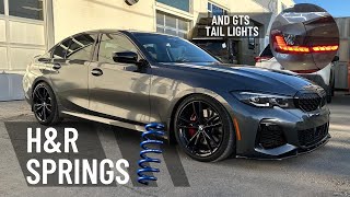 M340i xDrive HampR Lowering Springs Install  EHOONS G20 Build Ep 2 [upl. by Elbert]