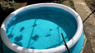 Intex Easy Set Pool Unboxing Installation and Cleaning [upl. by Koh]