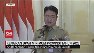 Pemprov DKI Naikkan UMP 2023 Sebesar 56 Persen atau Rp4901798 [upl. by Humberto]