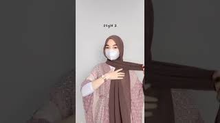 Tutorial Pasmina instan buat lebaran [upl. by Araid596]