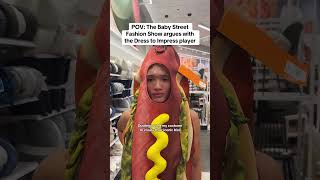 Who wore the hot dog dress better dresstoimpress dti roblox babystreetfashion [upl. by Akyeluz]