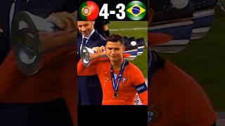 Portugal vs Brazil Penalty Shootout Final World Cup 2026 Imaginary football shorts ronaldo [upl. by Ermanno]