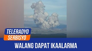 Taal Volcano eruption not cause for alarm PHIVOLCS  Isyu Spotted 02 October 2024 [upl. by Yderf]