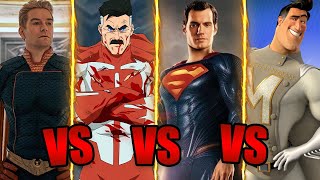 Superman VS OmniMan VS Homelander VS Metro Man  Who Will Win [upl. by Michigan]