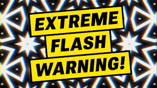 Psychedelic Strobe Light Party VJ Loop  EXTREME FLASH WARNING [upl. by Ennaihs768]