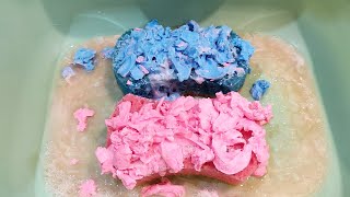 Soaked Soap and Laundry Powder 💜 Sponges Squeezing and Handmixing 💜 ASMR [upl. by Aicener]