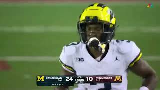 NFL Draft Film Ep 899 JJ McCarthy  QB  Michigan  2023  vs Minnesota [upl. by Auot]