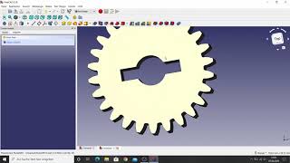 So erstellt man ein Zahnrad bei FreeCAD [upl. by Aryahay]