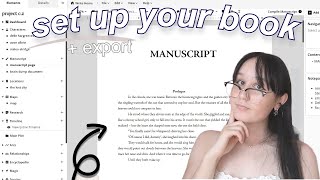 HOW TO FORMAT AND EXPORT YOUR MANUSCRIPT📄₊˚ for publishing stepguide [upl. by Amees]