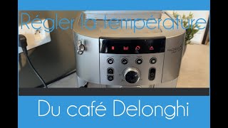 Comment régler la température du café sur Magnifica S Smart [upl. by Ayot280]