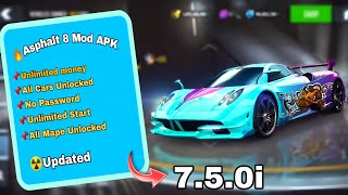 How To Download Asphalt 8 Mod APK Unlimited money All Cars Unlocked [upl. by Etterrag30]