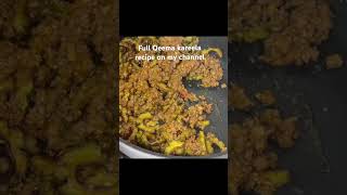 Qeema kareela recipe  restaurant style dish qeema recipes qeemakarely [upl. by Aloiv991]