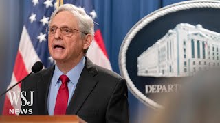 Watch AG Garland Announces DOJ Lawsuit to Break up Live Nation  WSJ News [upl. by Terrej]