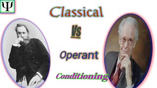 Classical conditioning Vs Operant Conditioning Differences and similarities [upl. by Scrivings841]