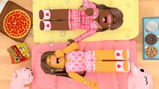 My Daughter Had Her FIRST SLEEPOVER With Her Friends WITH VOICES RP Roblox Bloxburg Roleplay 💖🌟 [upl. by Ittap]